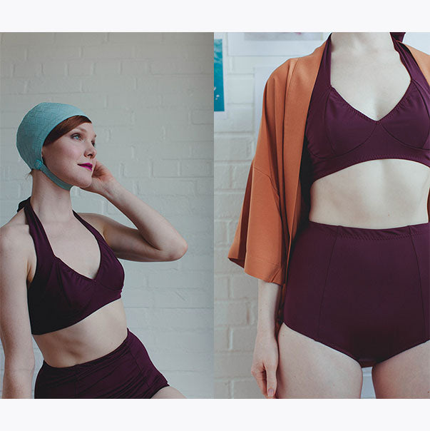 Cashmerette Patterns - Ipswich Swimsuit One-Piece & Bikini - Sizes 12-28  Cup Sizes C-H