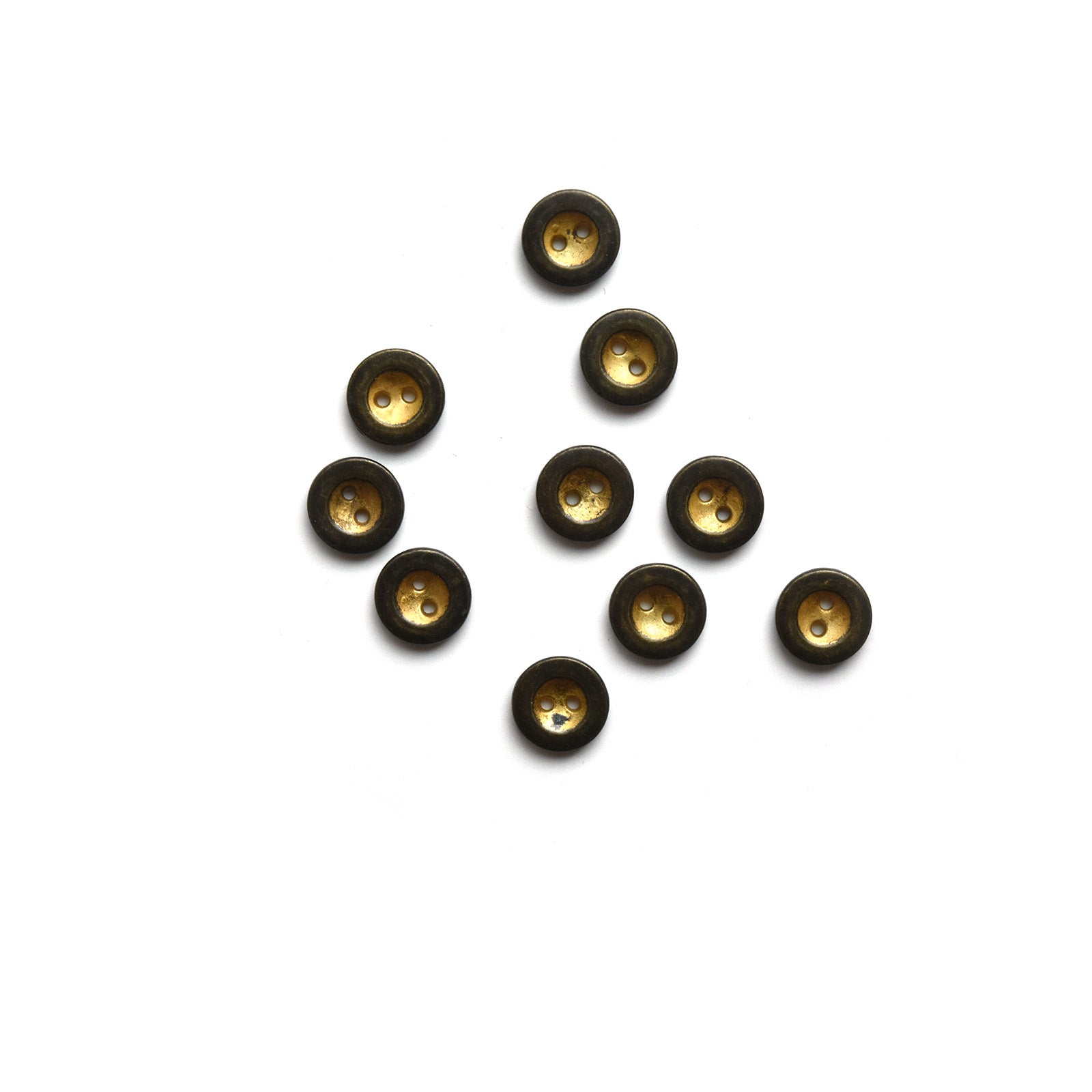 Rimmed Metal Buttons - Multiple Colors