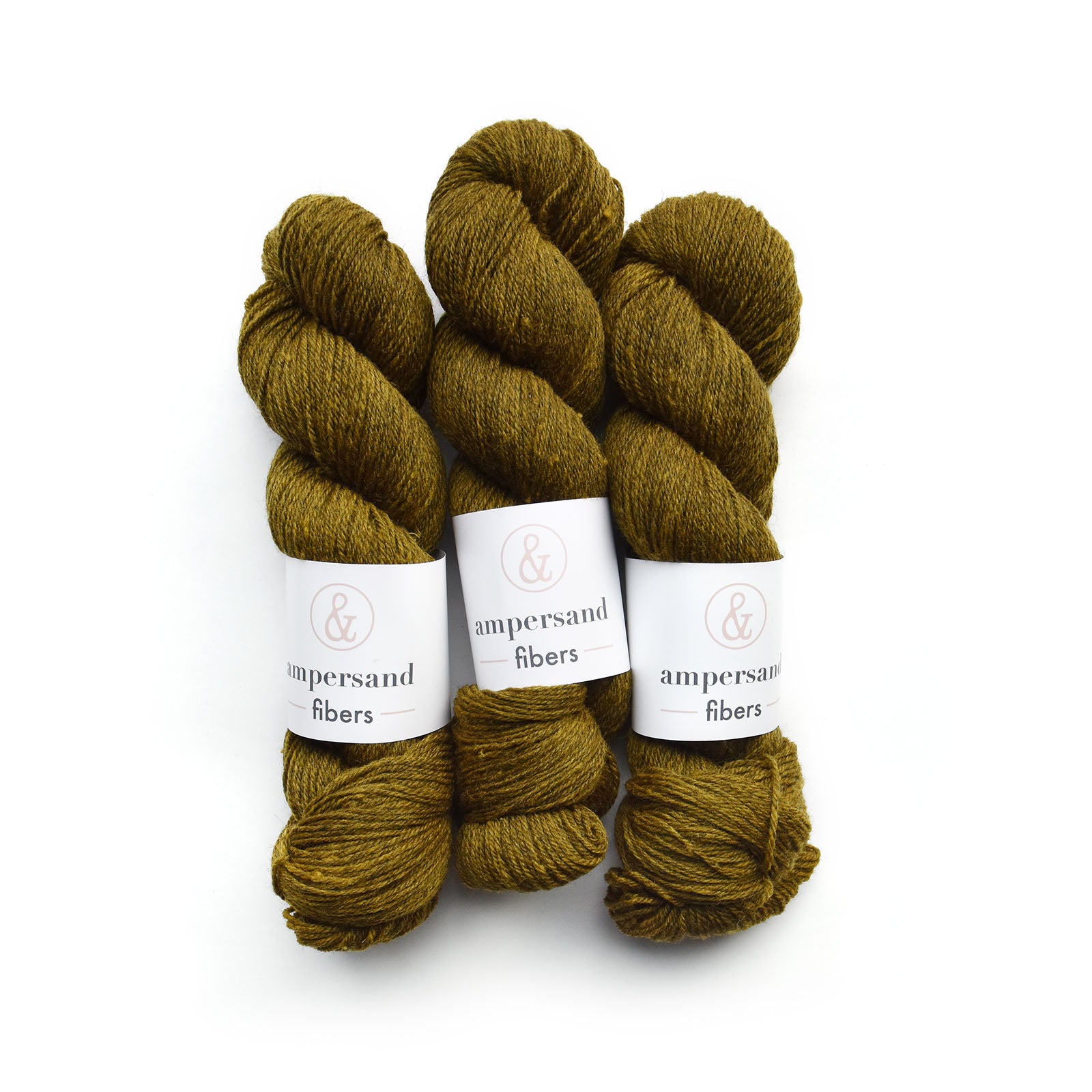 Olive Green Fingering Weight Alpaca Yarn For Sale