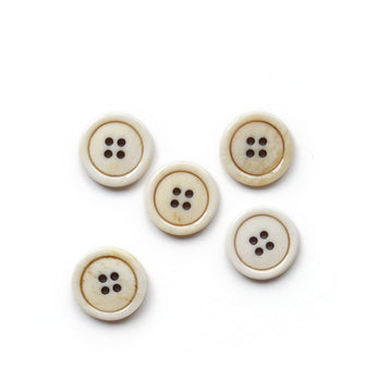 Stained Bone Buttons - Multiple Colors