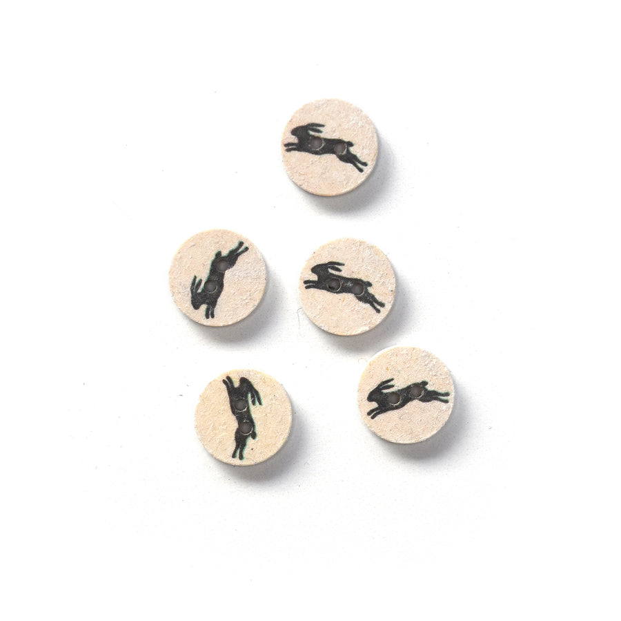 Leaping Hare Buttons