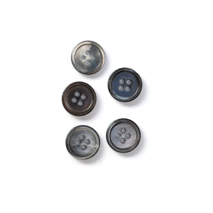 Grey Shell Buttons Grey Troca Shell Buttons – La Mercerie