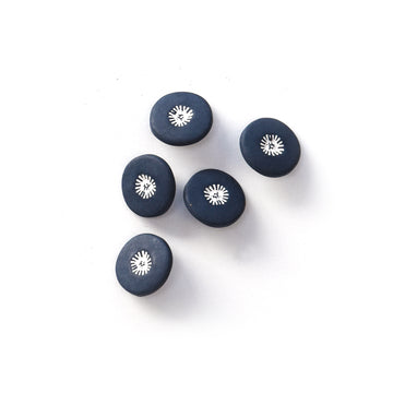 Colored Center Matte Buttons - Multiple Colors