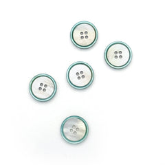 Colored Edge Pearl Buttons - Multiple Colors