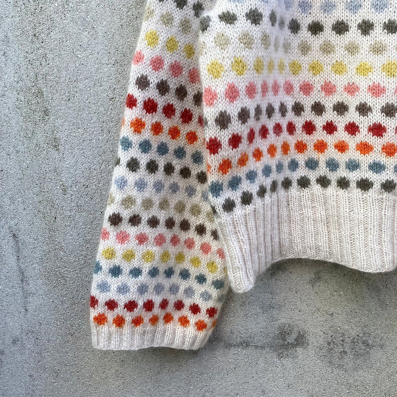 Dot Sweater Pattern - Knitting for Olive