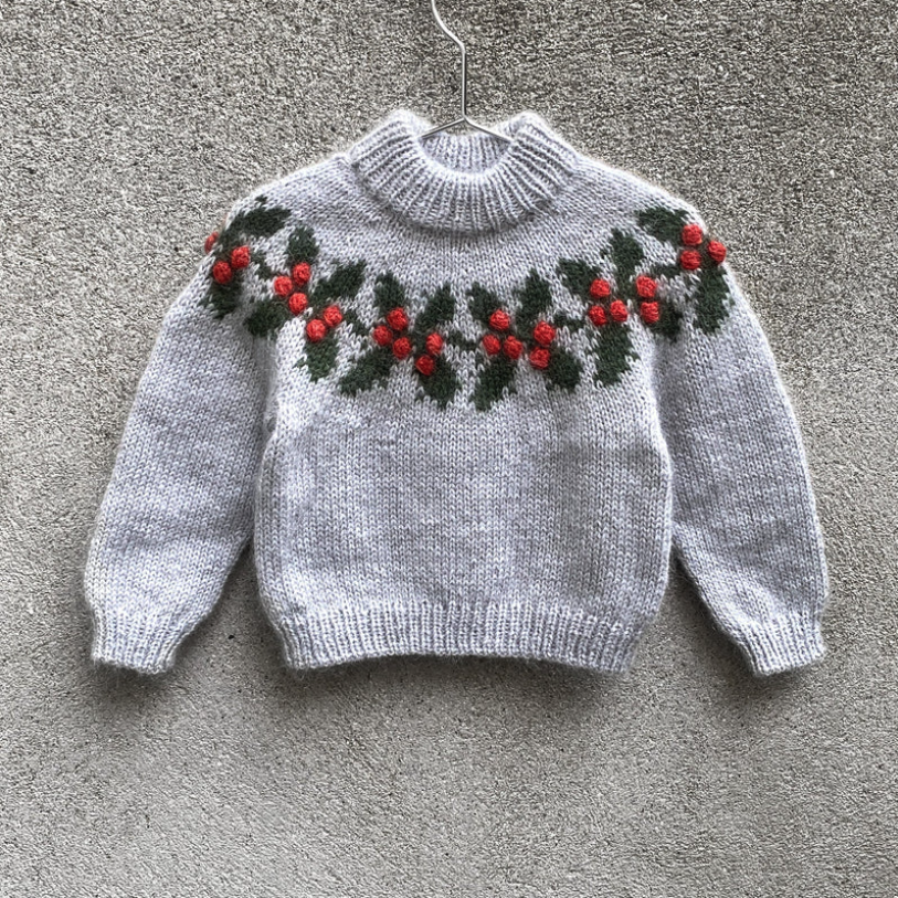 Holly Sweater Pattern (Kids) - Knitting for Olive