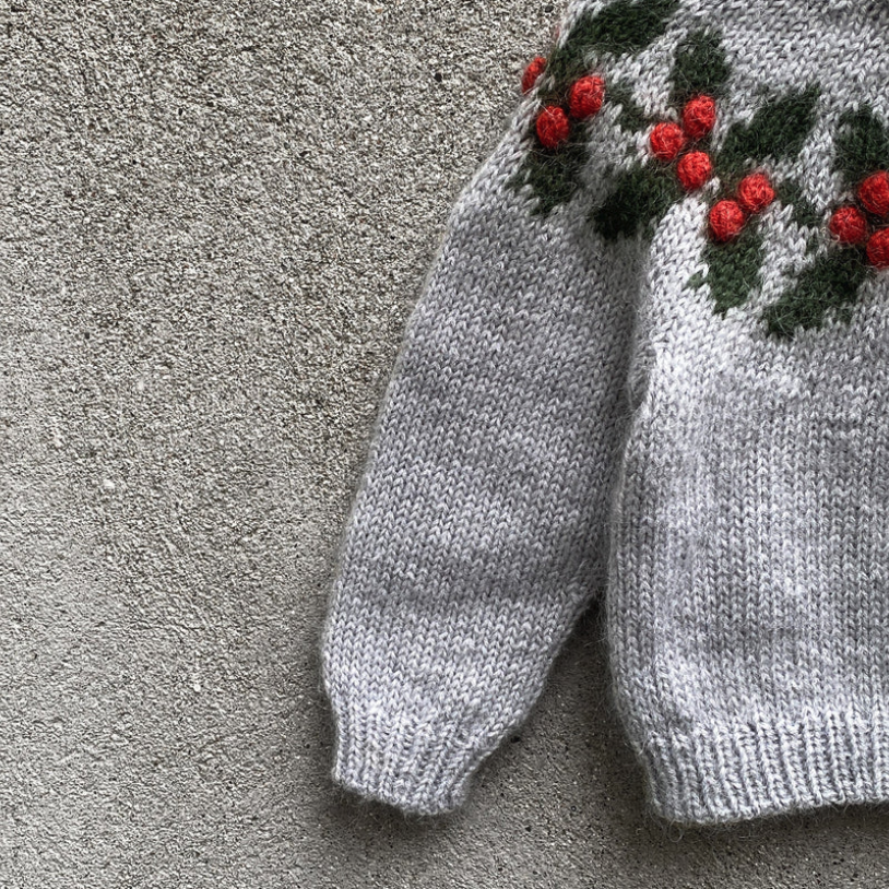 Holly Sweater Pattern (Kids) - Knitting for Olive