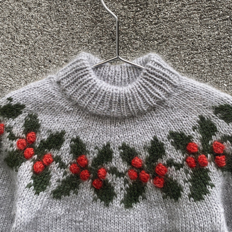 Holly Sweater Pattern (Kids) - Knitting for Olive