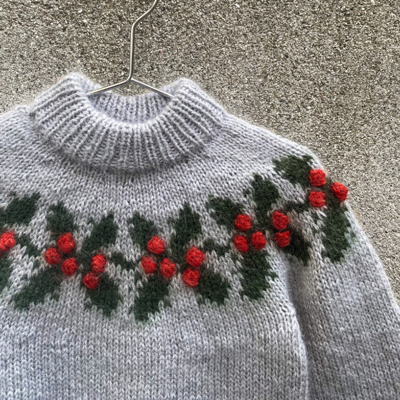 Holly Sweater Pattern (Kids) - Knitting for Olive