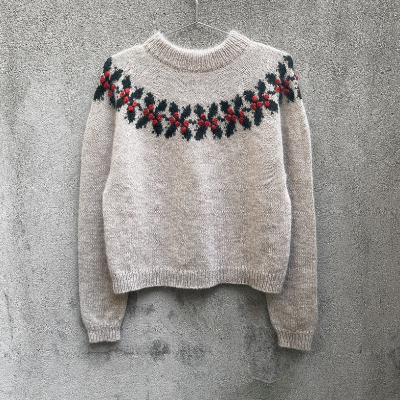 Holly Sweater Pattern (Adult) - Knitting for Olive