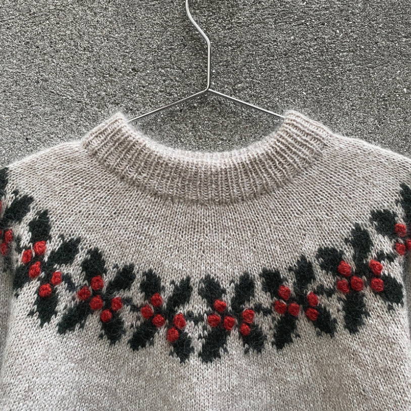 Holly Sweater Pattern (Adult) - Knitting for Olive