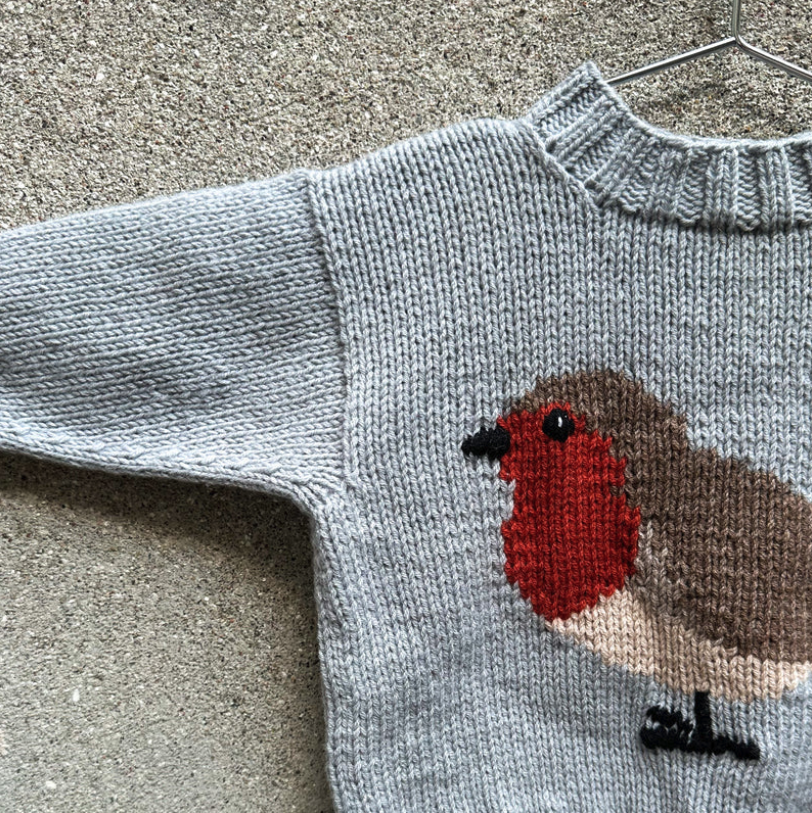 Bird Sweater Pattern (Kids) - Knitting for Olive