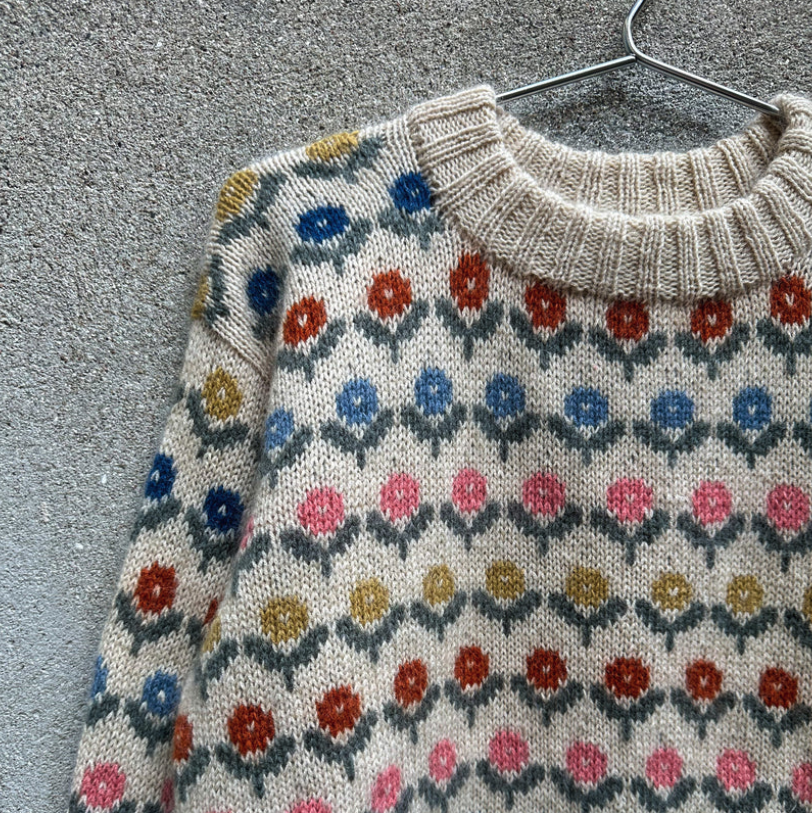 Anemone Sweater Pattern (Adult) - Knitting for Olive