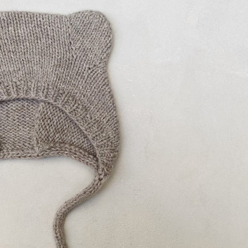 Baby Bear Bonnet Pattern - Knitting for Olive