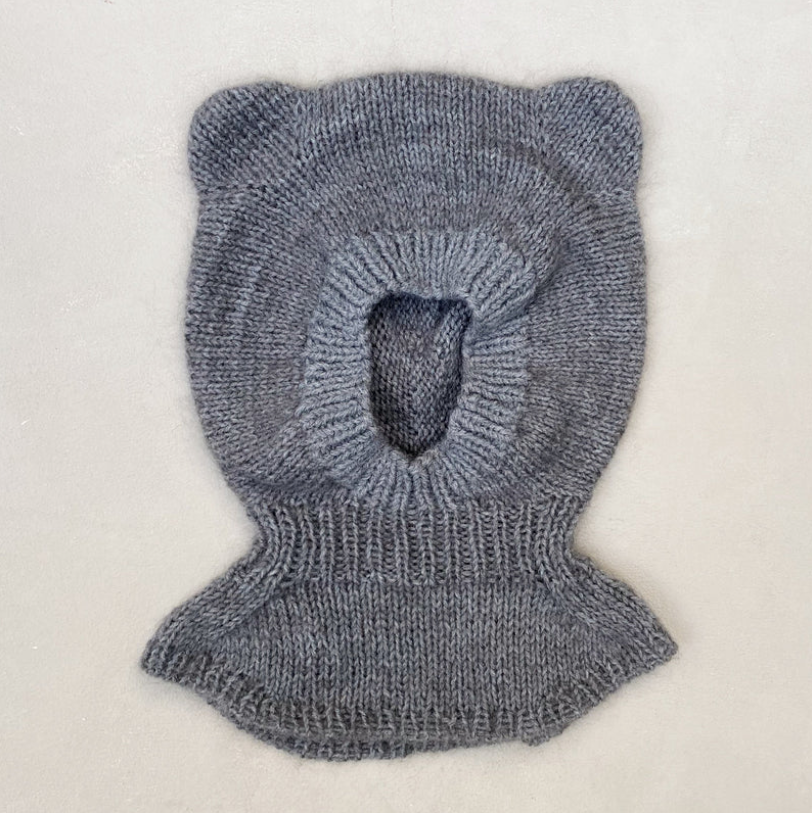 Baby Bear Balaclava Pattern - Knitting for Olive