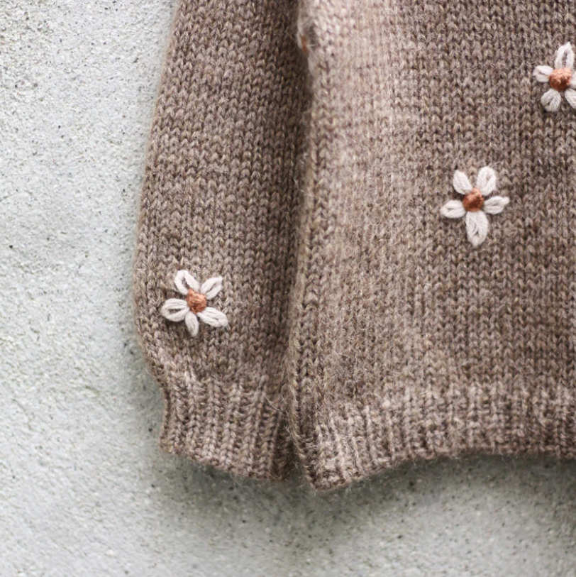 Daisy Sweater Pattern (Kids) - Knitting for Olive