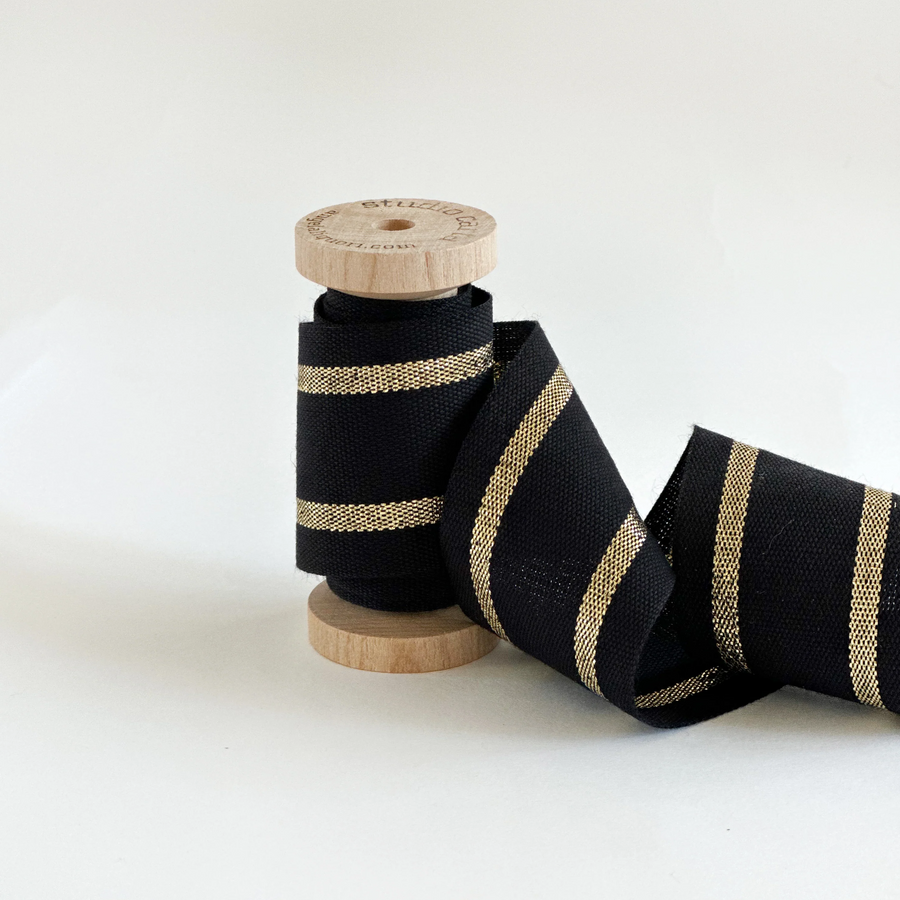 Wood Spool Striped Cotton Ribbon – La Mercerie