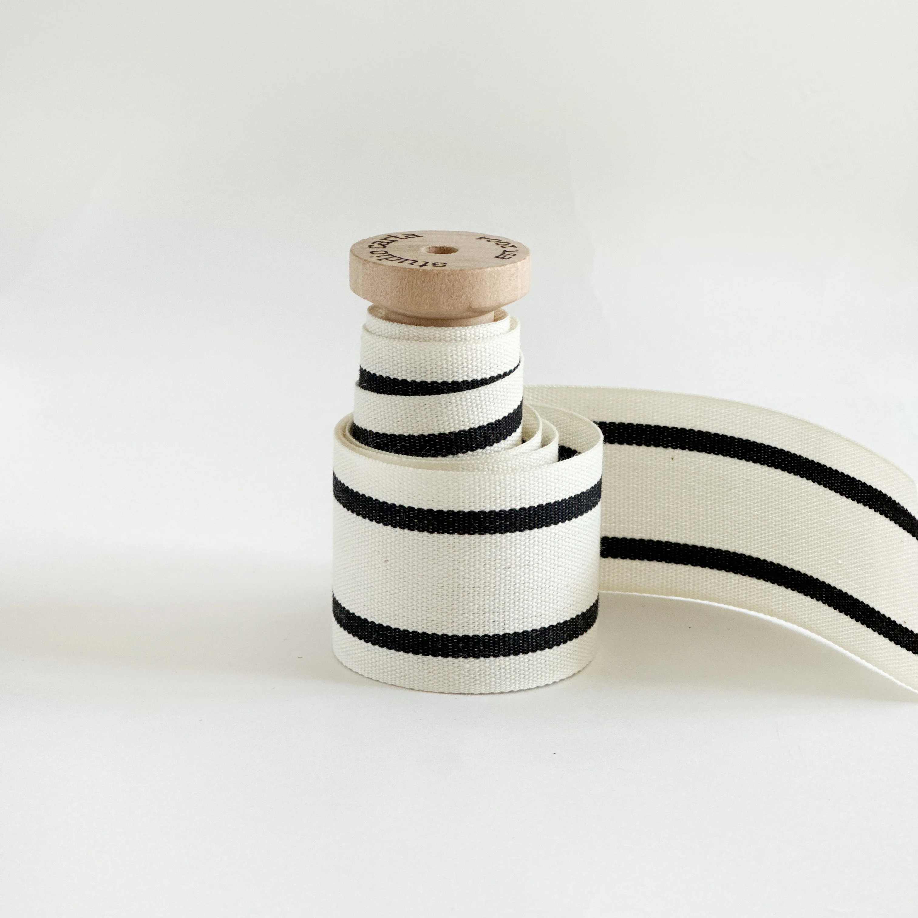 Wood Spool Striped Cotton Ribbon – La Mercerie