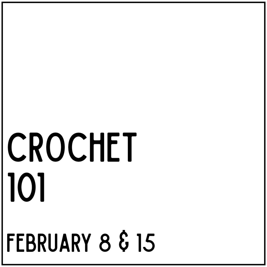 Intro to Crochet - February 8 & 15