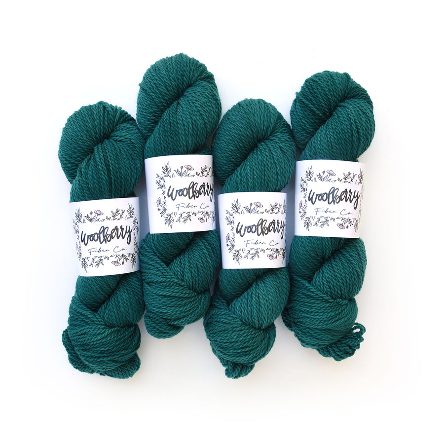 Berry Rambouillet Worsted - Woolberry Fiber Co.