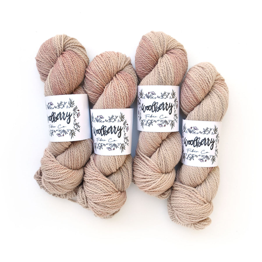 Berry Rambouillet Worsted - Woolberry Fiber Co.