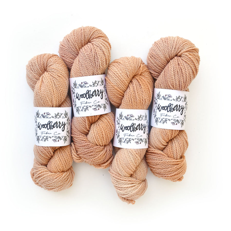 Berry Rambouillet Worsted - Woolberry Fiber Co.