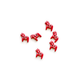 Dala Horse Buttons - Multiple Colors