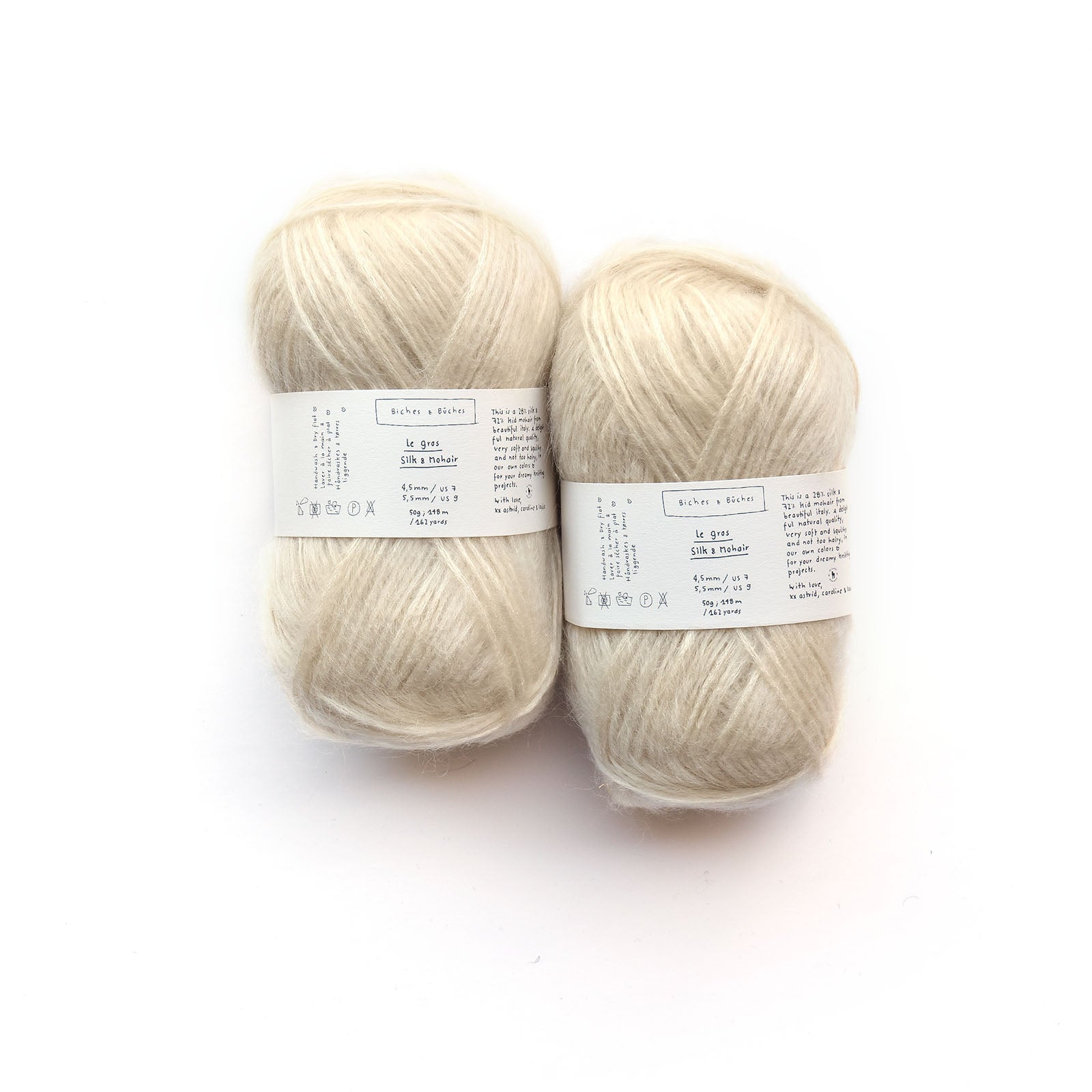 Le Gros Silk & Mohair - Biches & Bûches – La Mercerie Le Gros Silk & Mohair - Biches & Bûches – La Mercerie