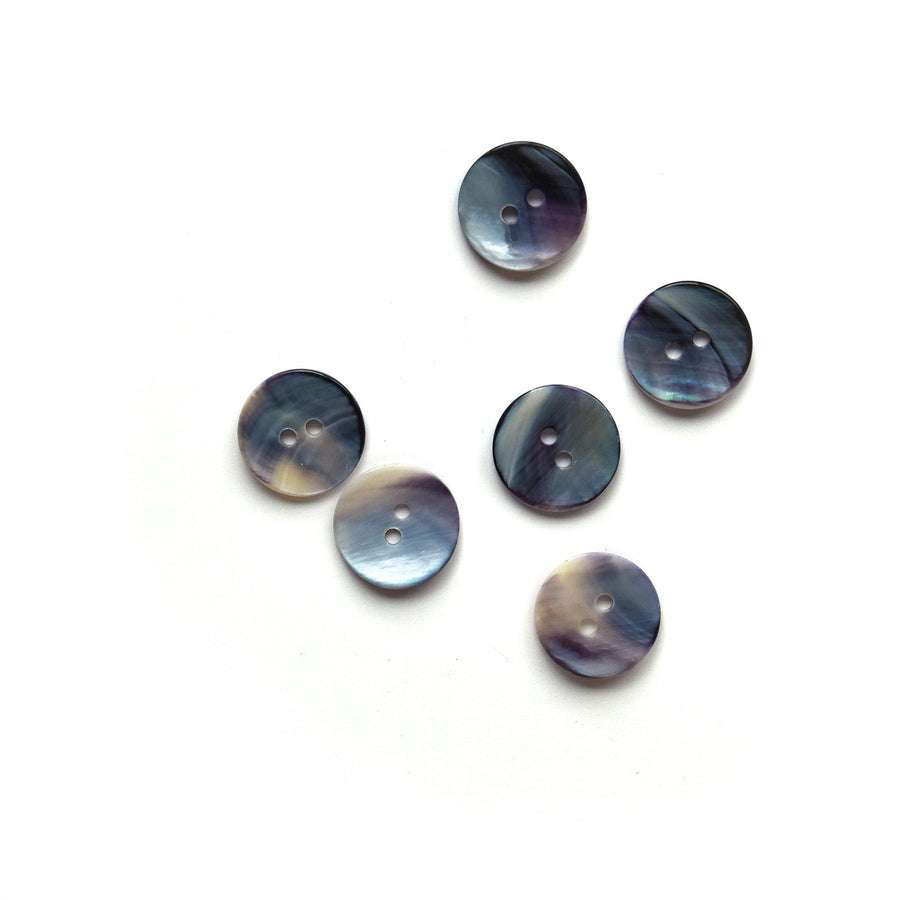 Mussel Shell Buttons - 2 Sizes