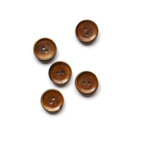 Scorched Horn Buttons - 2 sizes