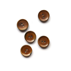 Scorched Horn Buttons - 2 sizes