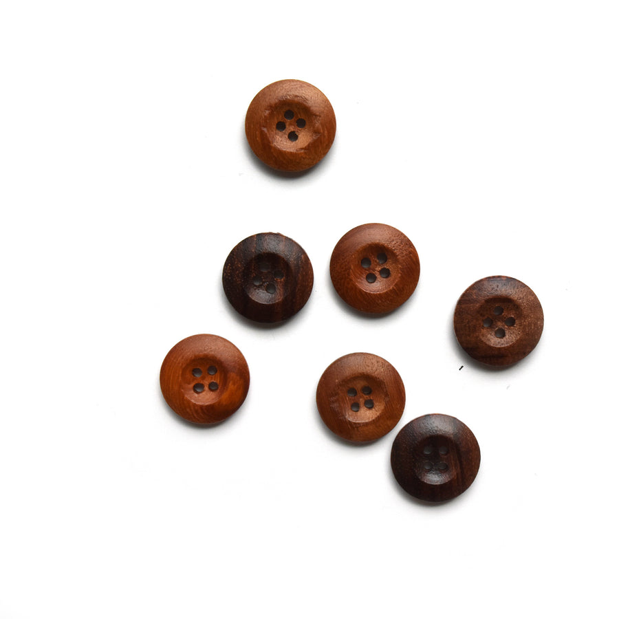 Natural Wood Buttons - 2 Sizes